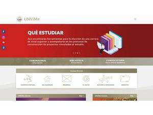 National University of Villa Mercedes's Website Screenshot