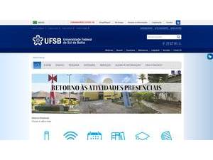 Federal University of Southern Bahia's Website Screenshot