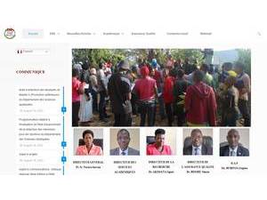 Normal Superior School of Bujumbura's Website Screenshot