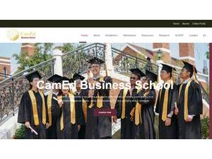 CamEd Business School's Website Screenshot