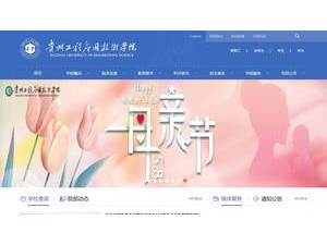 贵州工程应用技术学院's Website Screenshot