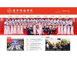 Liaoning Communication University's Website Screenshot