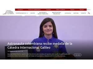 Colombian School of Engineering's Website Screenshot