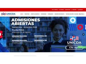 Dominican American University's Website Screenshot