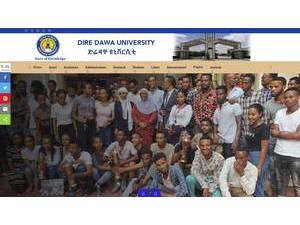 Dire Dawa University's Website Screenshot