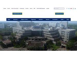 Sri Balaji University's Website Screenshot