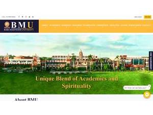 Baba Mastnath University's Website Screenshot