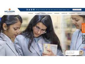 IMS Unison University's Website Screenshot