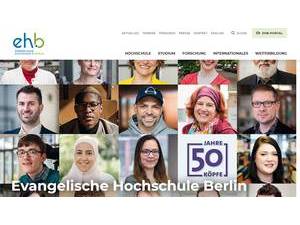 Evangelische Hochschule Berlin's Website Screenshot