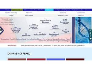 पीपुल्स यूनिवर्सिटी's Website Screenshot