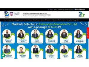 Uttaranchal University's Website Screenshot