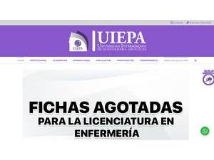 Interserrana University of the State of Puebla Ahuacatlán's Website Screenshot