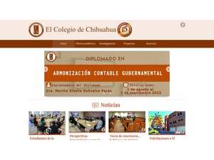 The College of Chihuahua's Website Screenshot