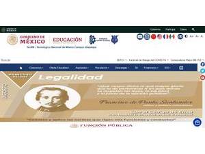 Technological Institute of Iztapalapa's Website Screenshot