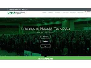 Universidad Tecnológica de Chihuahua's Website Screenshot