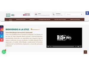 Universidad Tecnológica de Gutiérrez Zamora's Website Screenshot
