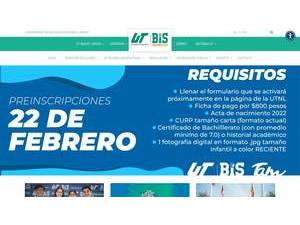Technological University of Nuevo Laredo's Website Screenshot