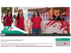 Universidad Tecnológica de Poanas's Website Screenshot