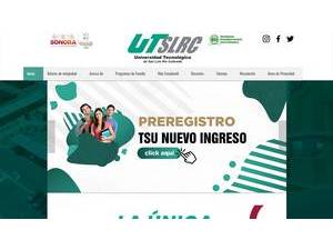 Universidad Tecnológica de San Luis Río Colorado's Website Screenshot