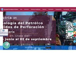 Technological University of Tabasco's Website Screenshot