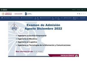 Institute of Technology of Tláhuac II's Website Screenshot