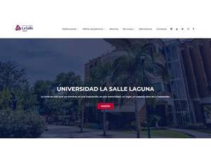 La Salle University of Laguna's Website Screenshot