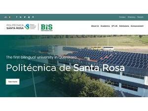Polytechnic University of Santa Rosa Jáuregui's Website Screenshot