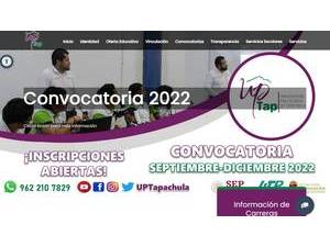 Polytechnic University of Tapachula's Website Screenshot