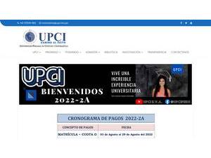 Peruvian University of Sciences and Information Technology's Website Screenshot