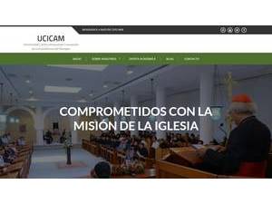 Immaculate Conception Catholic University of the Archdiocese of Managua's Website Screenshot