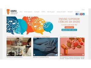 Instituto Universitário de Ciências da Saúde's Website Screenshot