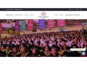 Global Leadership University's Website Screenshot