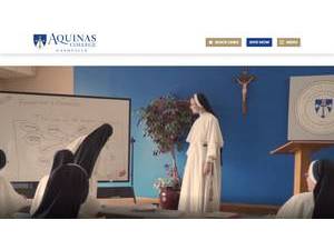Aquinas College, Tennessee's Website Screenshot