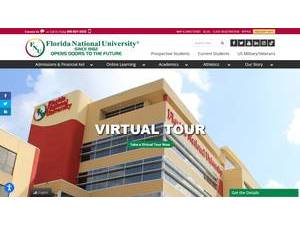 Florida National University's Website Screenshot