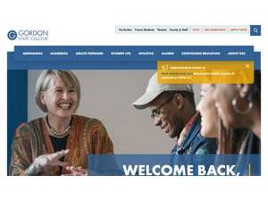 Gordon State College's Website Screenshot