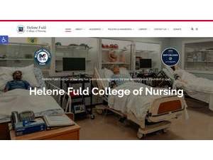 Helene Fuld College of Nursing's Website Screenshot