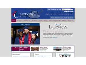Lakeview College of Nursing's Website Screenshot