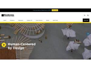 NewSchool of Architecture and Design's Website Screenshot