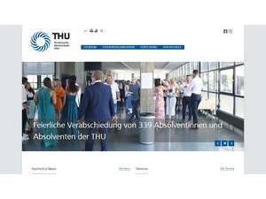 Ulm University of Technology's Website Screenshot