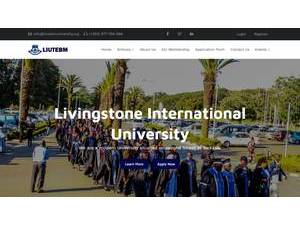 Livingstone International University of Tourism Excellence and Business Management's Website Screenshot