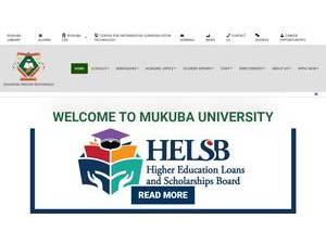 Mukuba University's Website Screenshot
