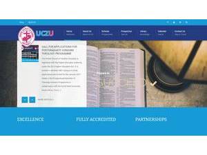 The United Church of Zambia University's Website Screenshot