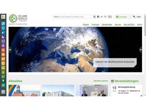 University of Natural Resources and Life Sciences, Vienna's Website Screenshot