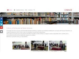 Francisco de Asís University Institute's Website Screenshot