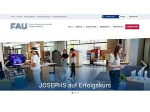 Friedrich-Alexander University Erlangen-Nürnberg's Website Screenshot