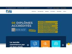 École Supérieure Polytechnique Privée de Sousse's Website Screenshot