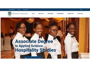 Tobago Hospitality and Tourism Institute's Website Screenshot