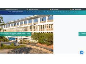 Ruaha Catholic University's Website Screenshot