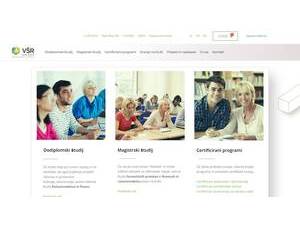 Visoka šola za racunovodstvo in finance's Website Screenshot