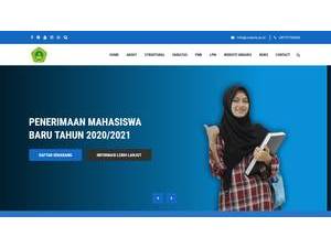 Universitas Darul Ulum Islamic Centre Sudirman's Website Screenshot